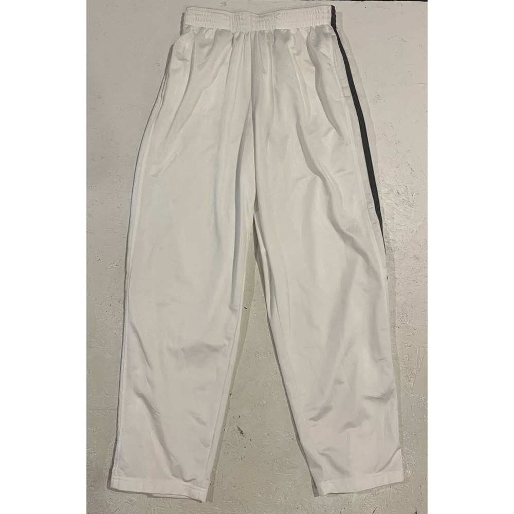 Vintage Nike Baggy Track Sweatpants Size Large Y2K Basketball Side Zip Athletic
